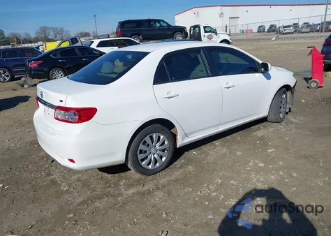 2012 Toyota Corolla Le z USA, uszkodzony, nr VIN 5YFBU4EEXCP066672